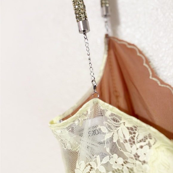 NWT Self-Portrait × Christopher Kane Lace Satin Crystal Embellished Maxi Dress 6 - Picture 12 of 14